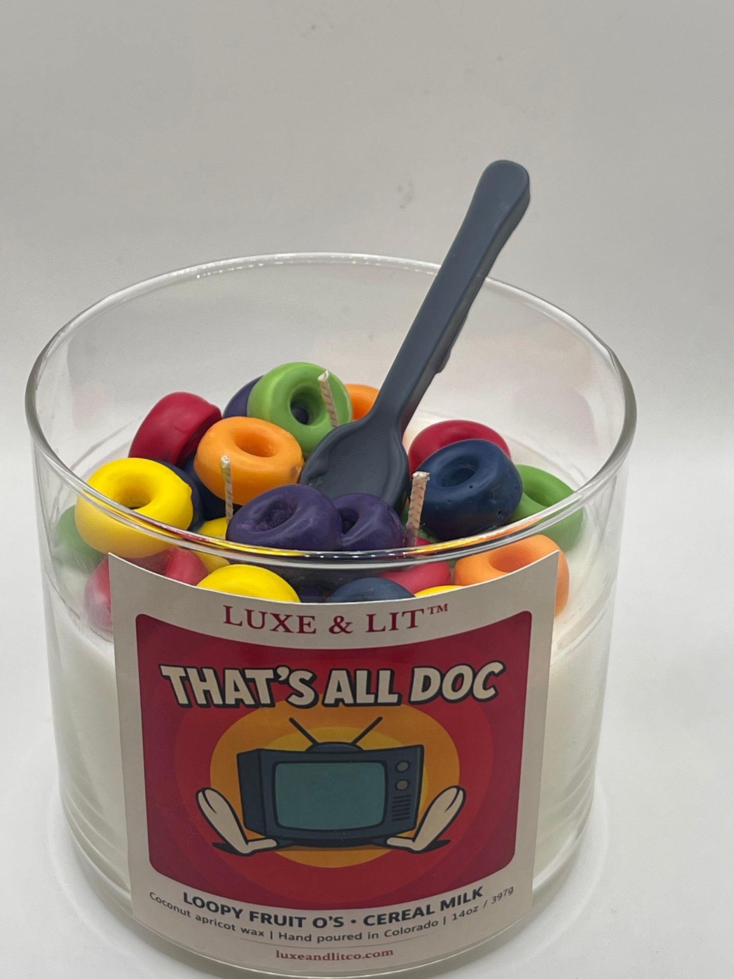Loopy Fruit O’s™ — Cereal Milk Candle (16 oz)