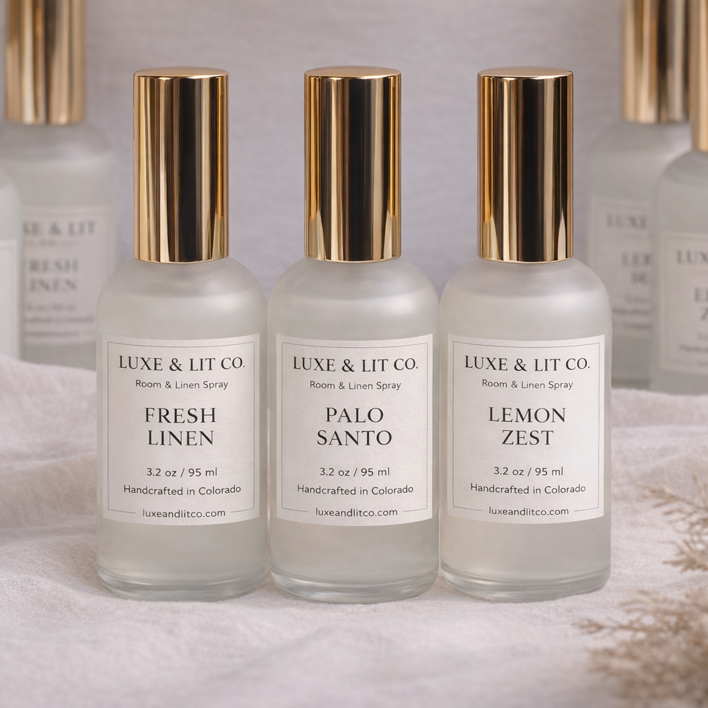 Luxe Room + Linen Spray (3.2 oz) – Small Batch Home Fragrance