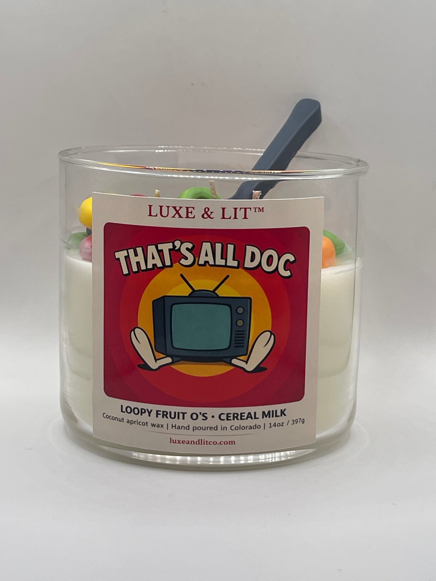 Loopy Fruit O’s™ — Cereal Milk Candle (16 oz)